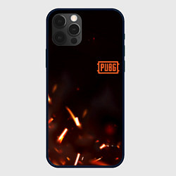 Чехол для iPhone 12 Pro Max PUBG fire war, цвет: 3D-черный