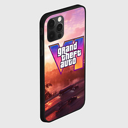 Чехол для iPhone 12 Pro Max GTA 6 Vice, цвет: 3D-черный — фото 2