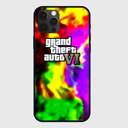 Чехол для iPhone 12 Pro Max Gta6 неоновый огонь вайстити, цвет: 3D-черный