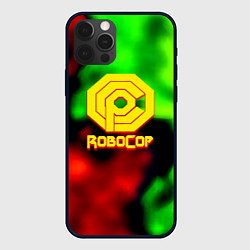 Чехол для iPhone 12 Pro Max Робот полицейский flame, цвет: 3D-черный
