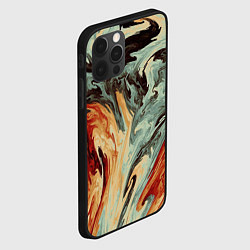 Чехол для iPhone 12 Pro Max Песчаные волны, цвет: 3D-черный — фото 2