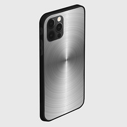 Чехол для iPhone 12 Pro Max Срез металла - текстура, цвет: 3D-черный — фото 2