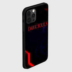 Чехол для iPhone 12 Pro Max Darksouls geometry cybergame, цвет: 3D-черный — фото 2