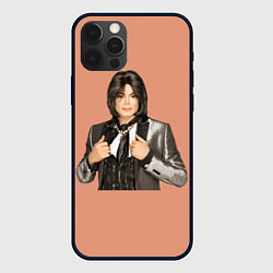 Чехол для iPhone 12 Pro Max Michael Jackson MJ, цвет: 3D-черный