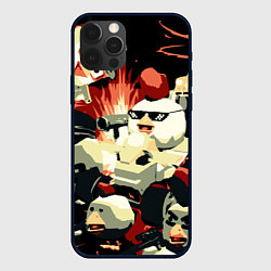 Чехол для iPhone 12 Pro Max Чикен Ган заварушка, цвет: 3D-черный