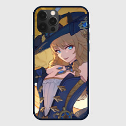 Чехол для iPhone 12 Pro Max Genshin Impact Навия, цвет: 3D-черный