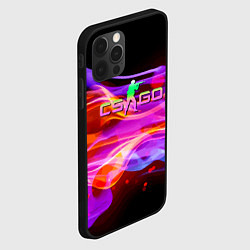 Чехол для iPhone 12 Pro Max Counter Strike - neon glow, цвет: 3D-черный — фото 2