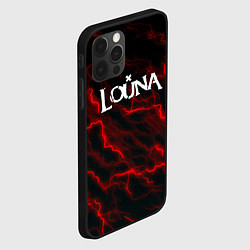 Чехол для iPhone 12 Pro Max Louna storm рок группа, цвет: 3D-черный — фото 2