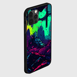 Чехол для iPhone 12 Pro Max Кислотные абстракт, цвет: 3D-черный — фото 2