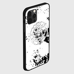 Чехол для iPhone 12 Pro Max Silent hill logo краски, цвет: 3D-черный — фото 2