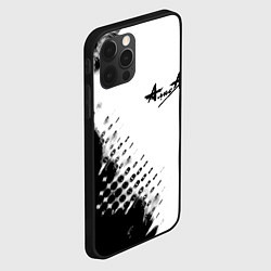 Чехол для iPhone 12 Pro Max Алиса краски текстура, цвет: 3D-черный — фото 2