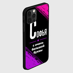 Чехол для iPhone 12 Pro Max Софья: с очень большой буквы, цвет: 3D-черный — фото 2