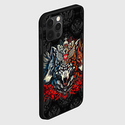 Чехол для iPhone 12 Pro Max Русские волки, цвет: 3D-черный — фото 2