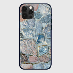 Чехол для iPhone 12 Pro Max Каменный фон, цвет: 3D-черный