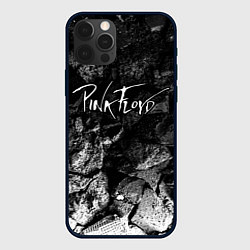 Чехол iPhone 12 Pro Max Pink Floyd black graphite