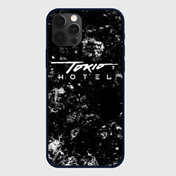 Чехол для iPhone 12 Pro Max Tokio Hotel black ice, цвет: 3D-черный