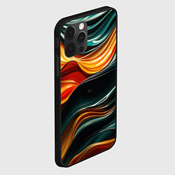 Чехол для iPhone 12 Pro Max Вязкая объемная текстура, цвет: 3D-черный — фото 2