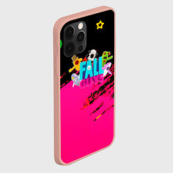 Чехол для iPhone 12 Pro Max Fall Guys kids color, цвет: 3D-светло-розовый — фото 2