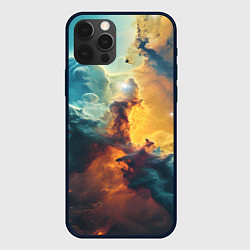 Чехол для iPhone 12 Pro Max Космос туманность, цвет: 3D-черный