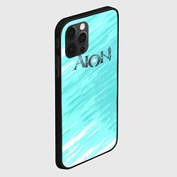 Чехол для iPhone 12 Pro Max Aion текстура рпг, цвет: 3D-черный — фото 2