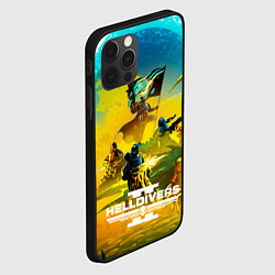 Чехол для iPhone 12 Pro Max Helldivers 2: Battle, цвет: 3D-черный — фото 2