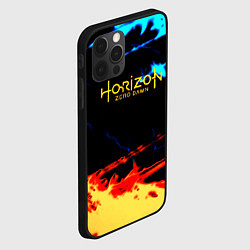 Чехол для iPhone 12 Pro Max Horizon zero dawn огонь и лёд, цвет: 3D-черный — фото 2
