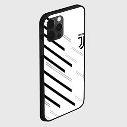 Чехол для iPhone 12 Pro Max Juventus sport geometry, цвет: 3D-черный — фото 2