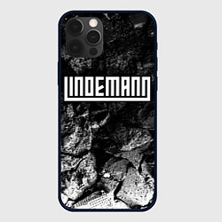 Чехол для iPhone 12 Pro Max Lindemann black graphite, цвет: 3D-черный