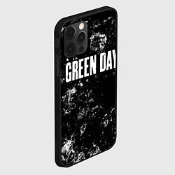 Чехол для iPhone 12 Pro Max Green Day black ice, цвет: 3D-черный — фото 2