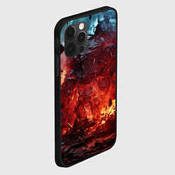 Чехол для iPhone 12 Pro Max Абстрактный взрыв, цвет: 3D-черный — фото 2