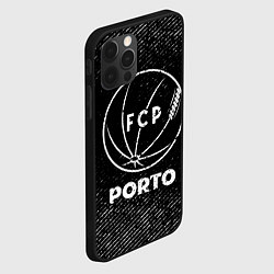 Чехол для iPhone 12 Pro Max Porto с потертостями на темном фоне, цвет: 3D-черный — фото 2