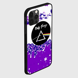 Чехол для iPhone 12 Pro Max Pink floyd violet splash, цвет: 3D-черный — фото 2