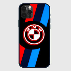 Чехол для iPhone 12 Pro Max BMW sport geometry line, цвет: 3D-черный