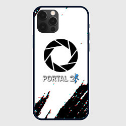 Чехол для iPhone 12 Pro Max Portal 2 краски валв, цвет: 3D-черный