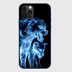 Чехол для iPhone 12 Pro Max Волки призраки, цвет: 3D-черный