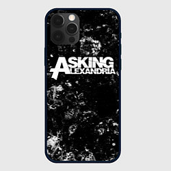 Чехол для iPhone 12 Pro Max Asking Alexandria black ice, цвет: 3D-черный