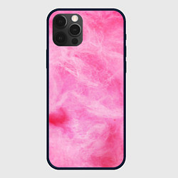 Чехол для iPhone 12 Pro Max Розовая сахарная вата, цвет: 3D-черный