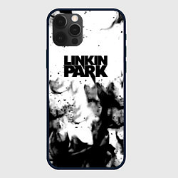 Чехол для iPhone 12 Pro Max Linkin park огненный дым рок, цвет: 3D-черный