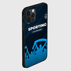 Чехол для iPhone 12 Pro Max Sporting legendary форма фанатов, цвет: 3D-черный — фото 2