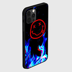 Чехол для iPhone 12 Pro Max Nirvana flame, цвет: 3D-черный — фото 2