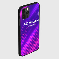 Чехол для iPhone 12 Pro Max AC Milan legendary sport grunge, цвет: 3D-черный — фото 2