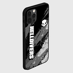 Чехол для iPhone 12 Pro Max Helldivers 2: Skull Logo, цвет: 3D-черный — фото 2