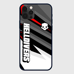 Чехол для iPhone 12 Pro Max Helldivers 2: Skull Logo, цвет: 3D-черный