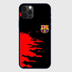 Чехол для iPhone 12 Pro Max Barcelona краски спорт, цвет: 3D-черный