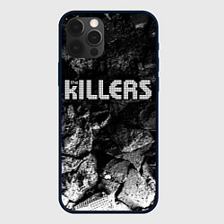 Чехол для iPhone 12 Pro Max The Killers black graphite, цвет: 3D-черный
