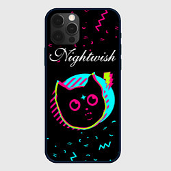 Чехол для iPhone 12 Pro Max Nightwish - rock star cat, цвет: 3D-черный