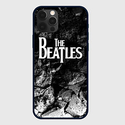 Чехол для iPhone 12 Pro Max The Beatles black graphite, цвет: 3D-черный