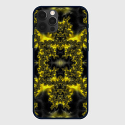 Чехол для iPhone 12 Pro Max Геометрические фракталы, цвет: 3D-черный