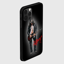 Чехол для iPhone 12 Pro Max Слэш музыкант группы Guns N Roses, цвет: 3D-черный — фото 2