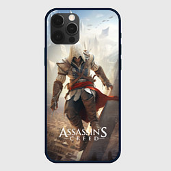 Чехол для iPhone 12 Pro Max Assassins creed старинный город, цвет: 3D-черный